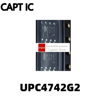 1BUC UPC4742G2 UPC4742 ecran imprimate 4742 SMD POS-8 dual amplificator operațional