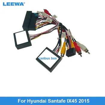 Masina 16pin Audio Cablaj cu 2 Canbus Cutii Pentru Hyundai Santafe IX45 Suport Amplificator Stereo de Instalare de Sârmă Adaptor