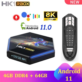 HK1 RBOX R2 DDR4 Smart TV Box Android 11 4GB RAM, 64GB 32GB RK3566 2,4&5 ghz WiFi 1000M BT 4K 8K TVBOX Set Top Box Media Player