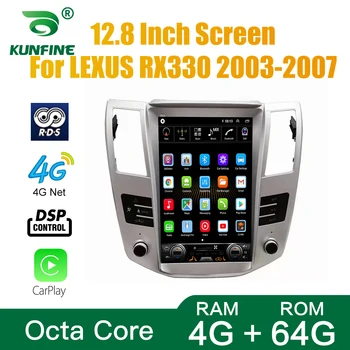 Tesla Ecran Octa Core 4GB RAM 64GM ROM Android 10.0 Auto GPS DVD Player Deckless Stereo Auto Pentru LEXUS RX330-2007 Radio