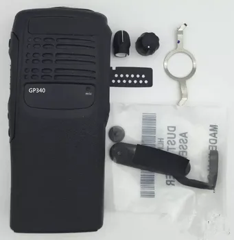 negru la față de locuințe caz shell pentru motorola GP340 walkie talkie pentru înlocuire