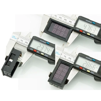 Digital Ampermetru Voltmetru Contor de Energie cu Micro-Funcția de reglare pentru 100V Dc 10A cu LED-uri Voltmetru de Tensiune Contor Curent