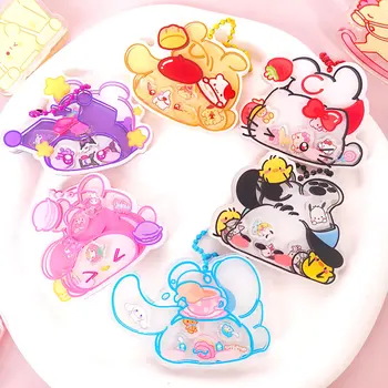 Sanrio Hello Kitty Cheie Lanț Pompompurin Cinnamoroll Se Agită Luptător Sac Pandantiv Hello Kitty Kuromi Pachacco De Desene Animate Drăguț-Cheie Inel