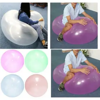 1 buc 5 Culori pentru Copii Moale Arunce Mingea în aer liber, Transparent Bubble Ball Minge Gonflabila Amuzant, Creativ Fotosfera Pentru Copii Cadouri