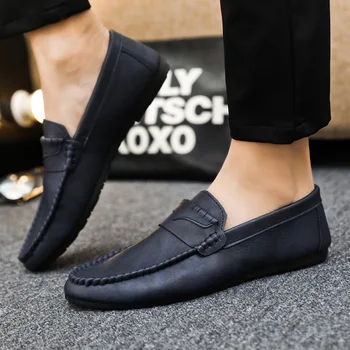 Versiunea coreeană de moda Respirabil piele barbati pantofi casual sex masculin sinle Pantofi ușoare de conducere pantofi
