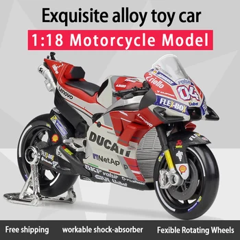 MAISTO 1:18 2018-2021 MOTO GP din Aliaj turnat sub presiune Curse de Motociclete Model Yamaha Sport Jucărie Pentru Copii, Cadouri de Colectie Model