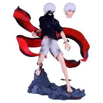 21cm Anime Tokyo Ghoul Figura Kaneki Ken Touka Kirishima PVC Acțiune Figura Kaneki Ken Trezire Figurina Jucarie