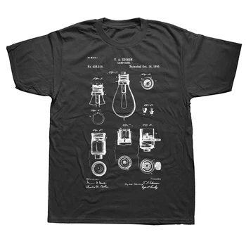 Amuzant Electrician Bec de energie Electrică Ingineri Electrice Camasi Grafice Streetwear Maneci Scurte Cadouri T-shirt