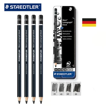 6 Buc STAEDTLER 100B G6 Standard, Creioane Limitat Desen Creion 2B/4B/6B/8B Schiță Papetărie, Rechizite Școlare Creion Set