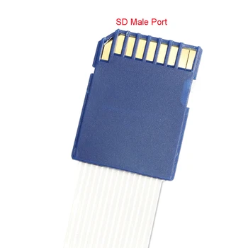 Micro SD de sex Masculin La SD Feminin Extinderea FPC Cablu Flexibil Extender Cablu Linker Plat Moale FPC Cablu Extender pentru GPS Auto TV