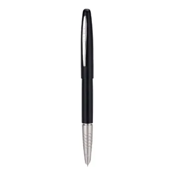 Negru HongDian 617 Stilou cerneală Full Metal Clip Pixuri din Oțel Inoxidabil Clasic Peniță EF Fountain-Pen Cadouri de Birou pentru studenți