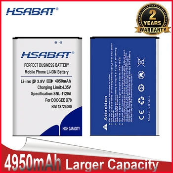 HSABAT 0 Ciclul 4950mAh BAT18724000 Baterie pentru DOOGEE X70 Telefonul Mobil de Înaltă Calitate Înlocuire Acumulator