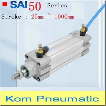 Pneumatic Alezaj 50MM SAI Standard Cilindru de Aer Compendiu De SAI Serie ISO15552 Dublă Acțiune Cu Magnetic SAI50X100-150*200