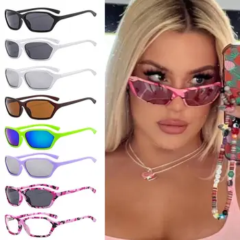 Piața de moda ochelari de Soare pentru Femei New Retro Nituri Decor Gradient Nuante UV400 Oamenii Leopard Albastru Ochelari de Soare