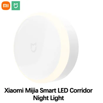 Original Xiaomi Mijia Smart LED Coridor de Noapte Senzor de Lumină Inducție Noapte Lampă Iluminare Automată Atingeți Comutatorul munca Mijia App