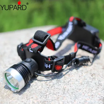 YUPARD Far Faruri cu XML T6 LED-uri Stirnlampe Kopflampe Far 1x18650 sau 3xAAA baterie reîncărcabilă camping