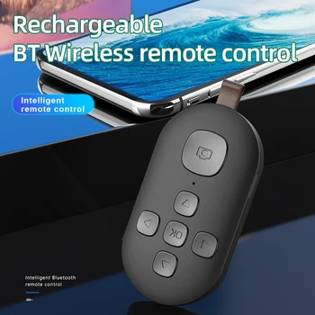 Degetului Video Controller Portabil Wireless 7 Taste de Telefon Mobil de la Distanță de Control de Tip C Reîncărcabilă Ușor pentru IOS/Android