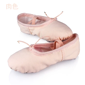 Panza Plat, Papuci de casă Roșu Negru Alb Roz Pantofi de Balet pentru Fete Femeie Yoga Profesor de Sport Zapatos De Punta De Balet