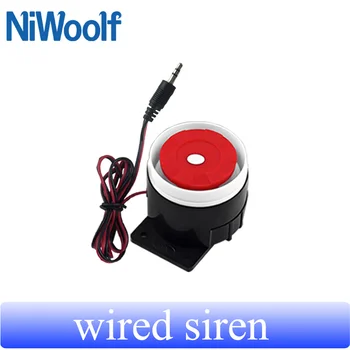 Cu fir Sirena 120dB de Interior Sonerie Sunet de Corn de Alarmă Pentru Smart Home Securitate Sistem de Alarmă Antifurt