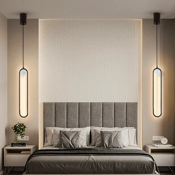 Modern Luminile Led pentru Sufragerie, Dormitor, Noptiera Candelabru Acasă Agățat Lampă de Iluminat cu Design de Suspensie Luciu de Prindere