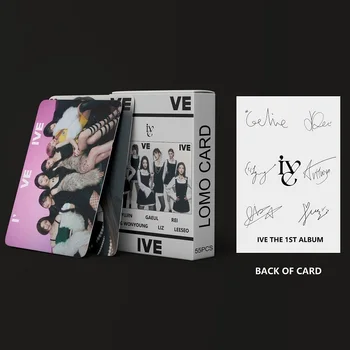 IVE 1 Album am Photocards KITSCH Cutie 55pcs Non-Repetitive LOMO Carduri WonYoung YuJin LIZ Leeseo Fanii Cadouri KPOP