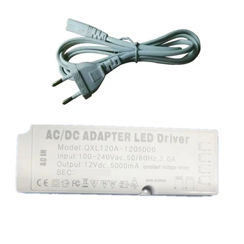 10buc 6 Porturi 2510 Injector 60W LED Driver Adaptor cu Mufă Pentru Iluminat cu LED 100-240V Ignifug Transformator Pentru LED-uri de Lumină