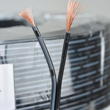 Modificarea Cablu 20AWG Paralele de Sârmă 0,5 Metri Negru Electronice Conectate LED-Cablu de Alimentare pentru Masina / Motocicleta 10m/lot