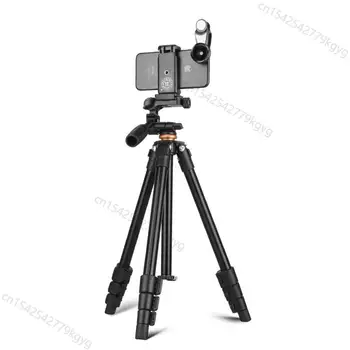 QZSD Q160A Profesionale din Aluminiu Video Digitale DSLR aparat de Fotografiat Trepied cu Panhead 1/4