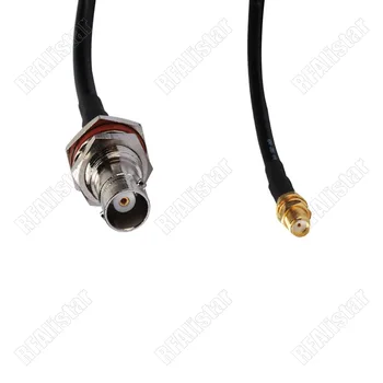Pierderi reduse BNC Female pereților Etanși la SMA Female Conector Jack RG58 Extensie Adaptor de Antena Coaxial Cablu de 30 cm/50 cm/80cm/1M/2M/3M