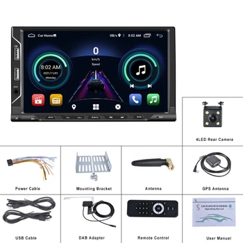 Compatibil Bluetooth Radio Carplay Auto Universal 2 Din 7