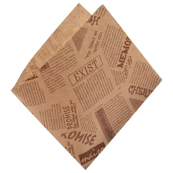 100buc 12x12cm Sandwich Gogoasa Pungă de Pâine Pungi de Hârtie Oilproof Pâine Ambarcațiuni de Ambalare produse Alimentare Kraft