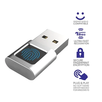 Aliaj de Zinc USB Cititor de Amprente Biometrice Cheie de Securitate U8 Modulul de Dispozitiv Pentru Windows 10 Buna ziua 11