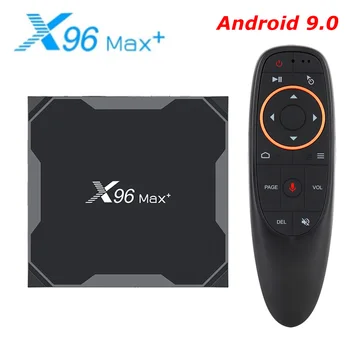 X96 MAX Plus 4GB 64GB, Android 9.0 Smart TV Box Amlogic S905X3 Quad Core X96Max Set top Box 8K 2.4 G&5G Wifi 4K Media Player 32GB
