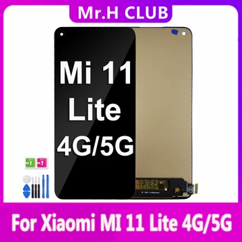 INCELL TFT Display NOU Pentru Xiaomi Mi 11 Lite 4G Ecran LCD Tactil Digitizer Înlocuirea Ansamblului Pentru Xiaomi Mi 11 Lite 5G NE