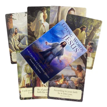 Iubitor De Cuvinte De La Isus Oracle Carduri De Divinație Punte Engleză Ediție Tarot Tabla De Joc Pentru Petrecere