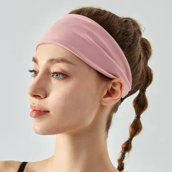 Banda de păr sudoare de absorbție eșarfă de mătase vara Yoga de Fitness bentita fete de vară sport funcționare Bandă de susținere
