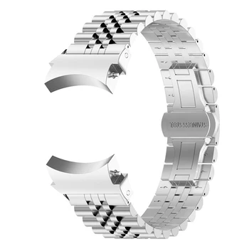 Pentru samsung galaxy watch 5 pro 5 4 trupa 45mm 44mm 40mm lacune curea pentru galaxy watch 4 classic 46mm 42mm banda din oțel inoxidabil