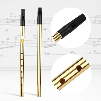 Fluier irlandez Flaut Cheia de D 6 Găuri Flaut Vânt Instrumente Muzicale pentru Incepatori, Intermediari Experți