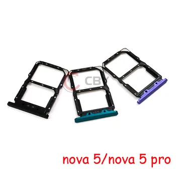 Tăvița Cartelei SIM Reader Titularul Slot Adaptor Pentru Huawei Nova 5 Pro 5i Socket Slot Titular