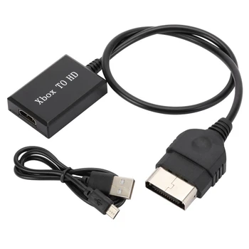 1080P Compatibil HDMI Intrare la XBOX Video de Ieșire Audio HD Convertor Adaptor pentru Consolă de Joc pentru Plug și să se Joace DC Cabluri