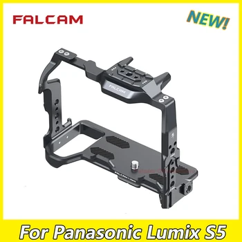 Falcam Cușcă 2736 Pentru Panasonic Lumix S5 Full Frame Camere 
F22 F38 Eliberare Rapidă Camera Cusca Complet cu Rece Shoe Mount