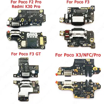 Conector Usb Pentru Xiaomi Mi Poco F2 Pro X3 NFC F3 GT Portul de Încărcare Încărcare Board Placă de Panglică Soclu Pcb Piese de Schimb Originale