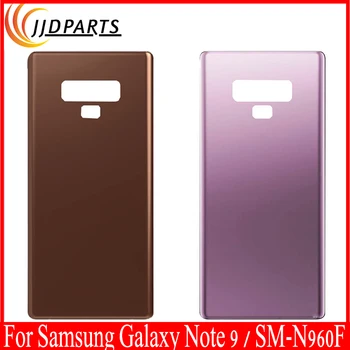 Pentru Samsung Galaxy Nota 9 SM-N960F caz de Sticlă Baterie Capacul din Spate Pentru Samsung note9 de Locuințe de Înlocuire+aparat de Fotografiat Lentilă de Sticlă+Adeziv
