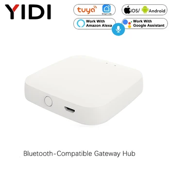 YIDI Tuya WiFi Smart Bluetooth-Compatibil Gateway Hub, Inteligent SIG Plasă de Viață Inteligentă APP Remote Control Vocal Lucra cu Alexa Google