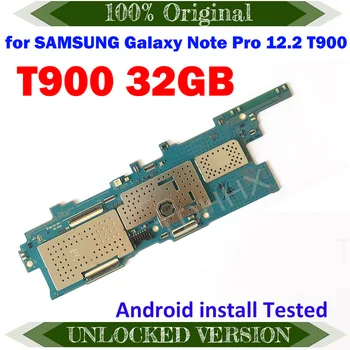 100% Original Complet de Lucru de a Debloca Placa de baza pentru Samsung Galaxy Note Pro 12.2 T900 Circuit Logic Panou Electronic Testat 32G Placa
