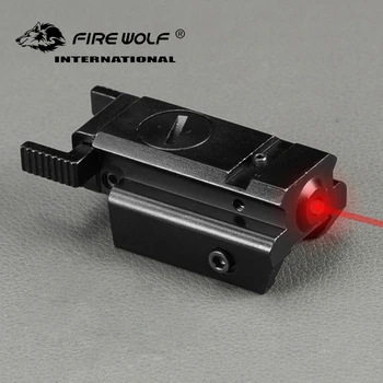 Tactische 532nm red dot laser zicht întâlnit Picatinny Weaver feroviar 22mm beugel voor Glock 17 19 20 21 22 23 30 31 32 Sd laser