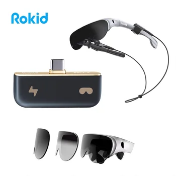 Rokid Aerului /Stația AR Ochelari Inteligente Pliabil VR 3D Accesorii Încărcător Hub Șnur de Umbrire placa agățat de ureche coarda