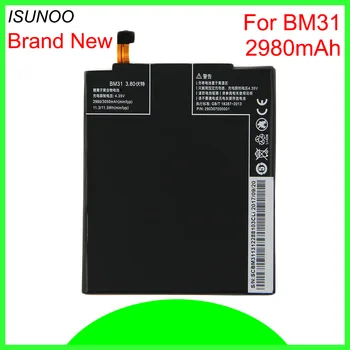 ISUNOO Baterie Telefon BM31 Pentru Xiaomi Mi3 Mi 3 Telefon Mobil Înlocuirea Bateriilor Litiu-Polimer