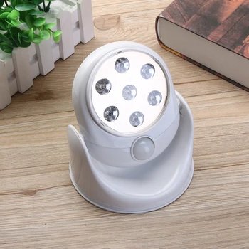 360 de Grade de Rotație Lampa LED Auto Senzor Inteligent de Iluminare Alb Lumina de Noapte Iluminat Interior Decoratiuni Dormitor Copii