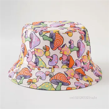Noul 33 Culori de Vară Tipărite Găleată Pălării Pentru Femei, Barbati Floare față-Verso Panama Capace de Pescuit Bob de Soare Pescar Pălărie de Moda